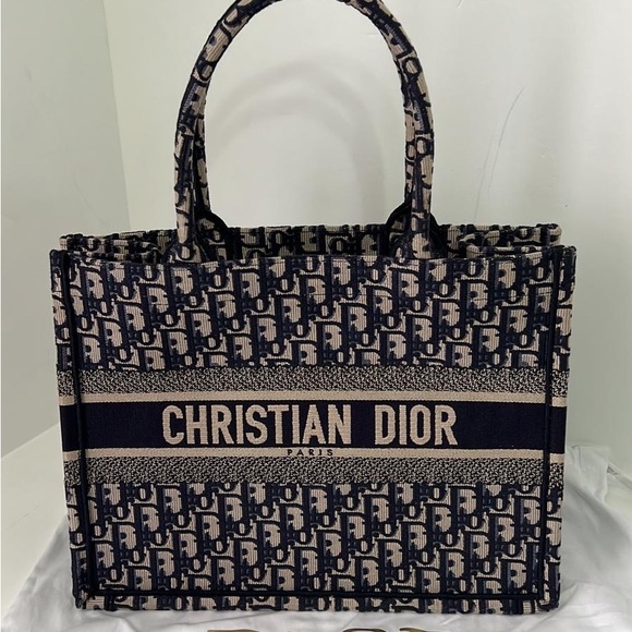Dior book tote medium blue never used NO TRADES DONT ASK - Picture 1 of 10
